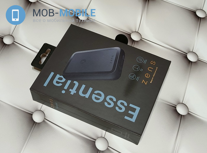 Zens Magnetic Dual Wireless Powerbank 4000mAh   :    